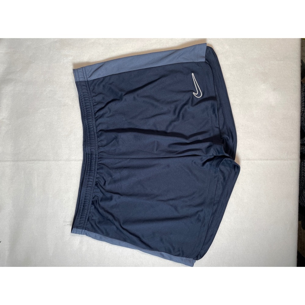 Nike Dri-FIT Women Navy Blue Soccer Training Shorts Large Standard Fit NWT